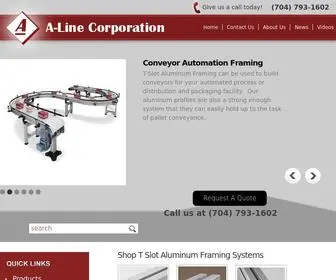 Alineautomation.com(T Slot Aluminum) Screenshot