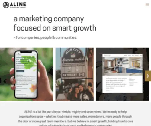 Alineinteractive.com(Web Design & Digital Marketing in Spartanburg SC) Screenshot