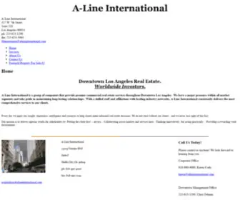 Alineinternational.com(A-Line International) Screenshot