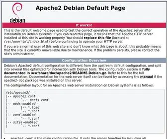 Alinet.com(Apache2 Debian Default Page) Screenshot