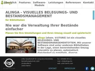 Alinga.biz(Startseite) Screenshot