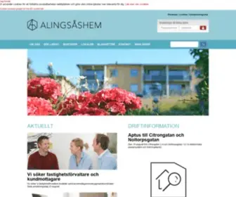 Alingsashem.se(Lediga l) Screenshot