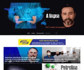 Alingua.com.br(A Lingua) Screenshot
