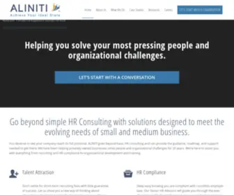 Aliniti.com(HR Consulting by Aliniti®) Screenshot