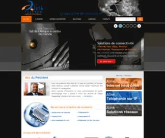 Alinktelecom.net(Alink Telecom fait de l'Afrique le centre du monde) Screenshot