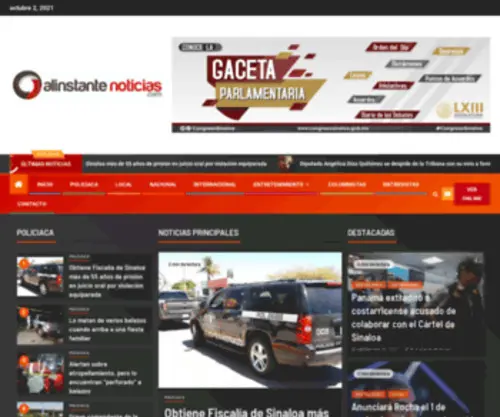 Alinstantenoticias.com(Al Instante Noticias) Screenshot