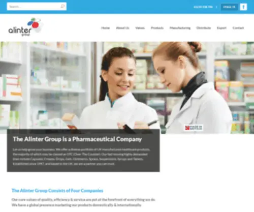 Alinter.com(Alinter Group) Screenshot