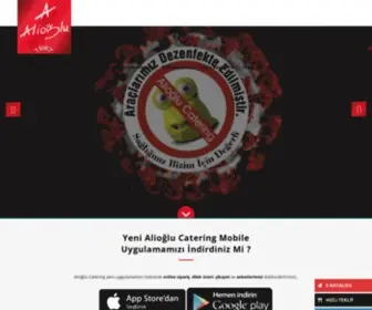 Alioglucatering.com(Alioğlu) Screenshot