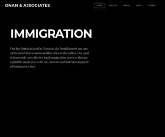 Alionan.com(ONAN & ASSOCIATES) Screenshot