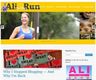 Aliontherunblog.com(Ali On The Run) Screenshot