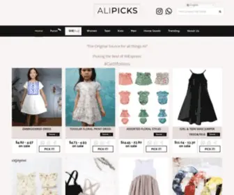 Alipicks.com(#getitforless) Screenshot