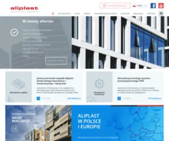 Aliplast.pl(Systemy aluminiowe dla budownictwa) Screenshot