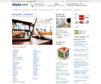 Alipso.com(Monografías) Screenshot