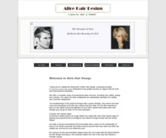 Alirehairdesign.com(Beauty and Hair Salon Irvine) Screenshot