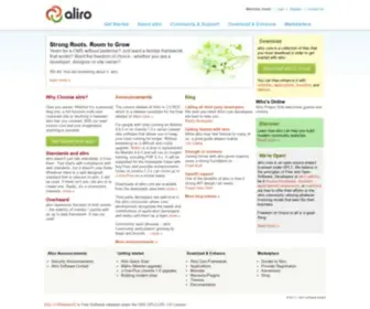 Aliro.org(Aliro Project Site) Screenshot