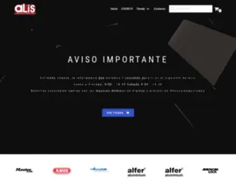 Alis.com.mx(Herrajes y cerraduras) Screenshot