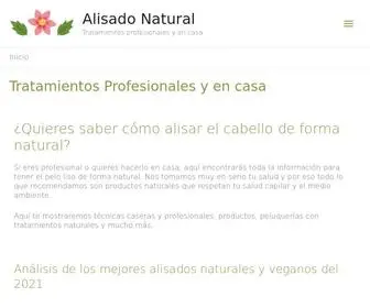 Alisadonatural.net(Tratamientos Profesionales y en casa) Screenshot