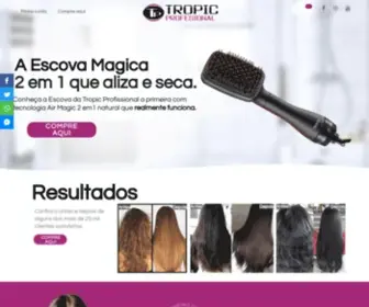 Alisadoramagica.com.br(Escova Magica Tropic Profissional) Screenshot