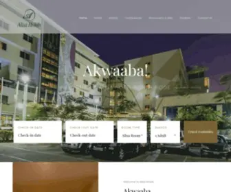 Alisahotels.com(Akwaaba) Screenshot
