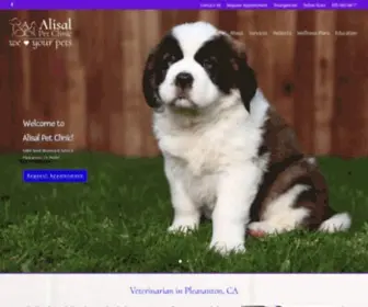 Alisalpetclinic.com(Pleasanton Veterinarian) Screenshot