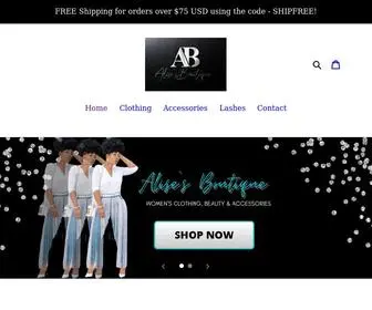 Alisesboutique.com(Alise's Boutique) Screenshot