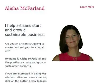 AlishamcFarland.com(Alisha McFarland) Screenshot