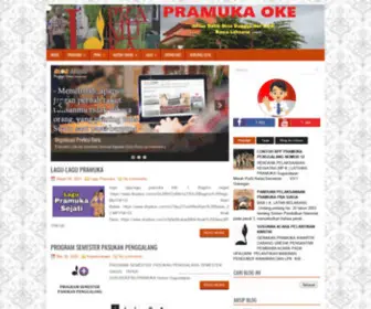 Alishodiqin.com(PRAMUKA OKE) Screenshot