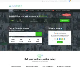 Alishost.com(Alishost is a free Web Hosting Company) Screenshot