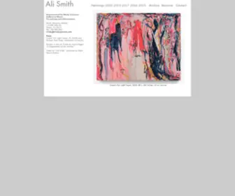 Alismith.org(Ali Smith) Screenshot