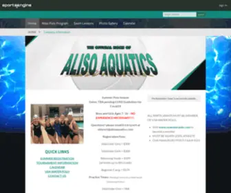 Alisoaquatics.com(Please Select) Screenshot