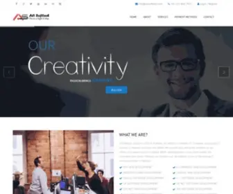 Alisofttech.com(Ali Softtech Pvt) Screenshot