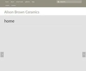 Alisonbrownceramics.com(Alison Brown Ceramics) Screenshot