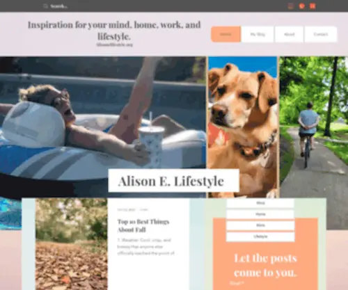 Alisonelifestyle.org(Lifestyle Blog) Screenshot