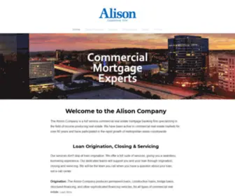 Alisonmortgage.com(The Alison Company) Screenshot