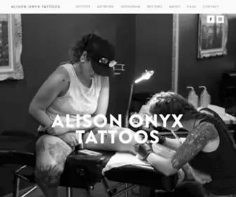 Alisononyx.com(Alison Onyx Tattoos) Screenshot