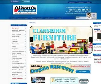 Alisonsmontessori.com(Alison's Montessori) Screenshot