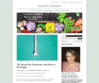 Alisonvickery.com.au(Alison Vickery) Screenshot