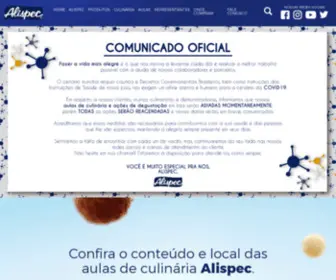 Alispec.com.br(Loja online de Alispec) Screenshot