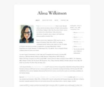 Alissawilkinson.com(Alissa Wilkinson) Screenshot