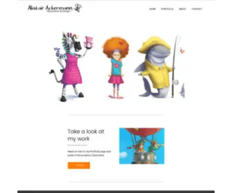 Alistairackermann.com(Illustration & Design) Screenshot