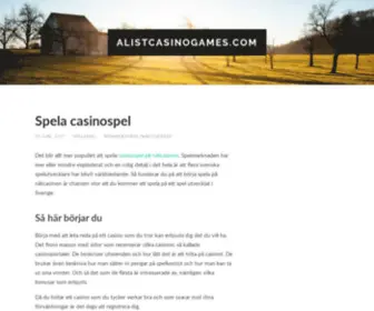 Alistcasinogames.com Screenshot