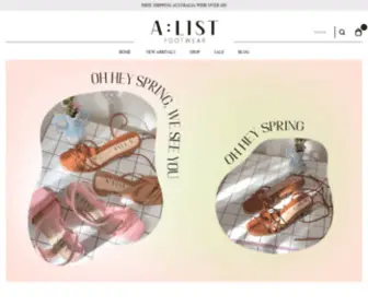 Alistfootwear.com(Shop women’s shoes from AList Footwear) Screenshot