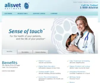 Alisvet.com(AlisVet Veterinary Software) Screenshot