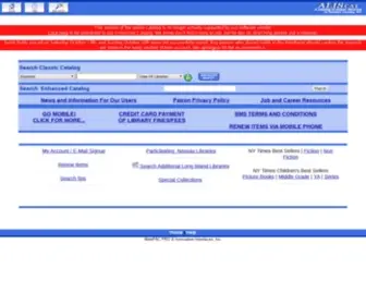 Alisweb.org(Automated Library Information System Web Catalog) Screenshot