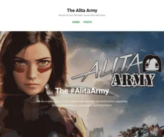 Alitaarmy.org(The #AlitaArmy We are a community of Alita) Screenshot