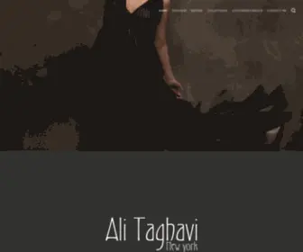 Alitaghaviny.com(Fashion Designer) Screenshot