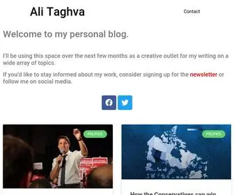 Alitaghva.com(Ali Taghva) Screenshot