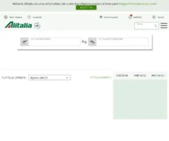 Alitalia.it(Biglietti aerei) Screenshot