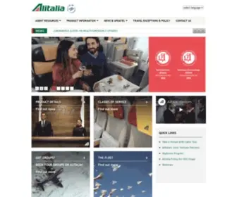 Alitaliaagent.com(Alitalia Agent) Screenshot