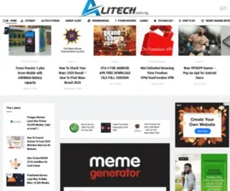 Alitech.com.ng(Home of Technology) Screenshot